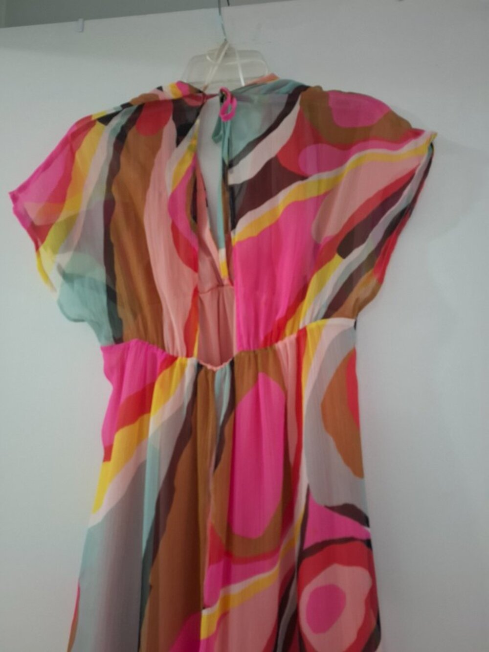 Beautiful H&M Geometric Print Maxi Dress Size 10 - Picture 5 of 9